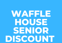 Waffle House Senior Discount At Participating Locations